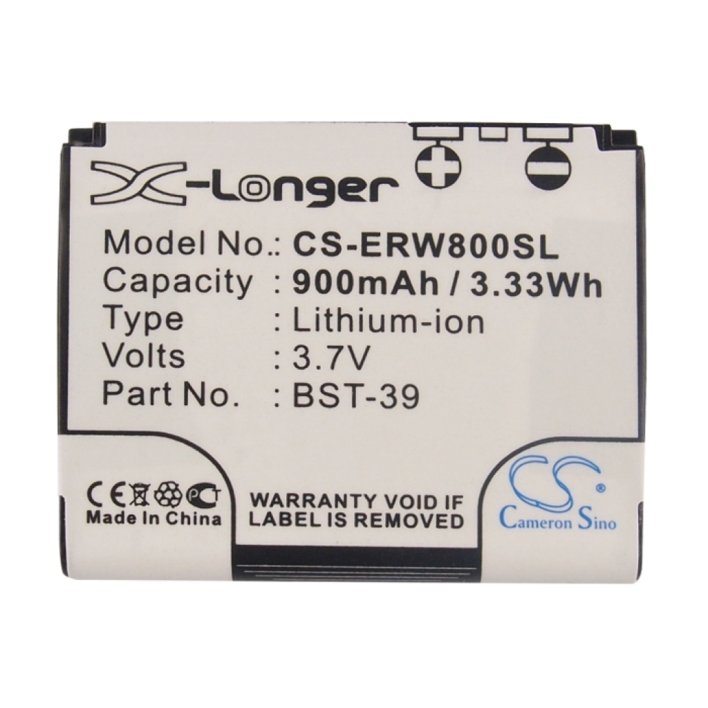 Bateria kompatybilny z Sony Ericsson CS-ERW800SL