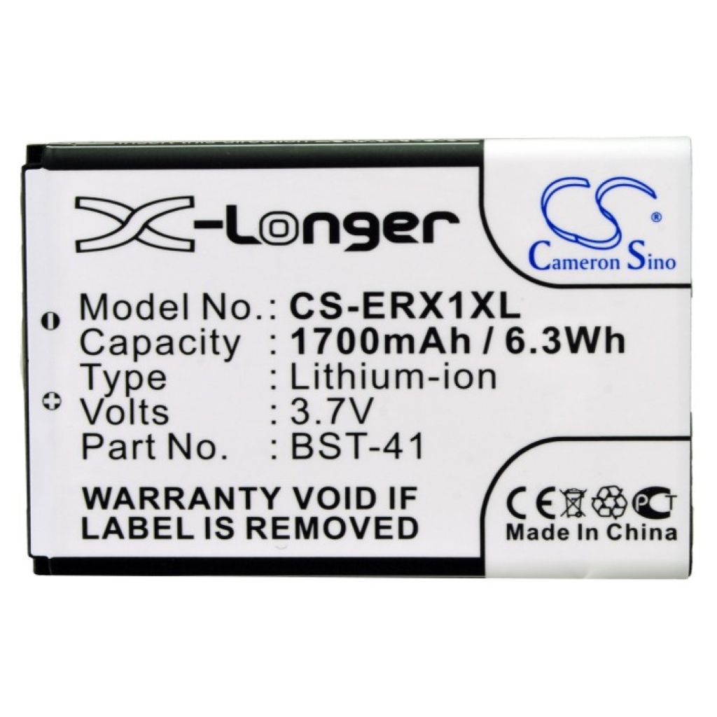 Bateria kompatybilny z Sony Ericsson Sony CS-ERX1XL