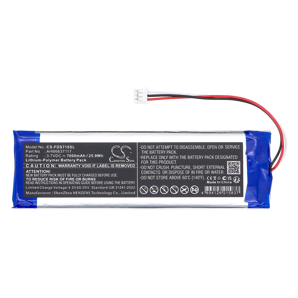 Compatible battery replacement for Fluke AHB6637117