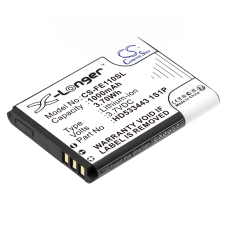 Compatible battery replacement for Fiio HD533443 1S1P