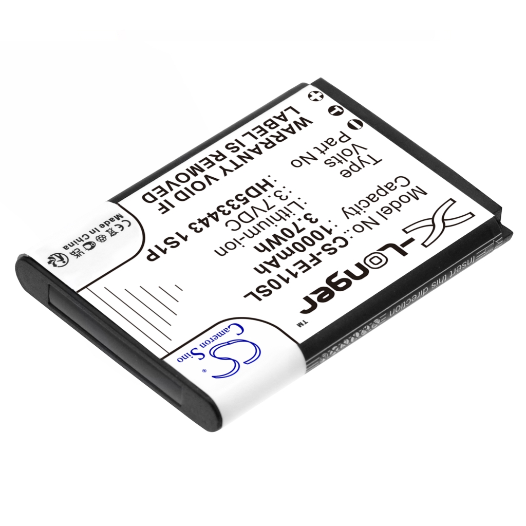 Compatible battery replacement for Fiio HD533443 1S1P