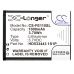 Compatible battery replacement for Fiio HD533443 1S1P
