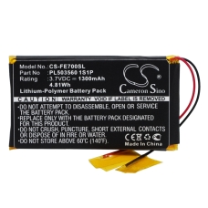 Kompatybilna wymiana baterii za Fiio PL503560 1S1P