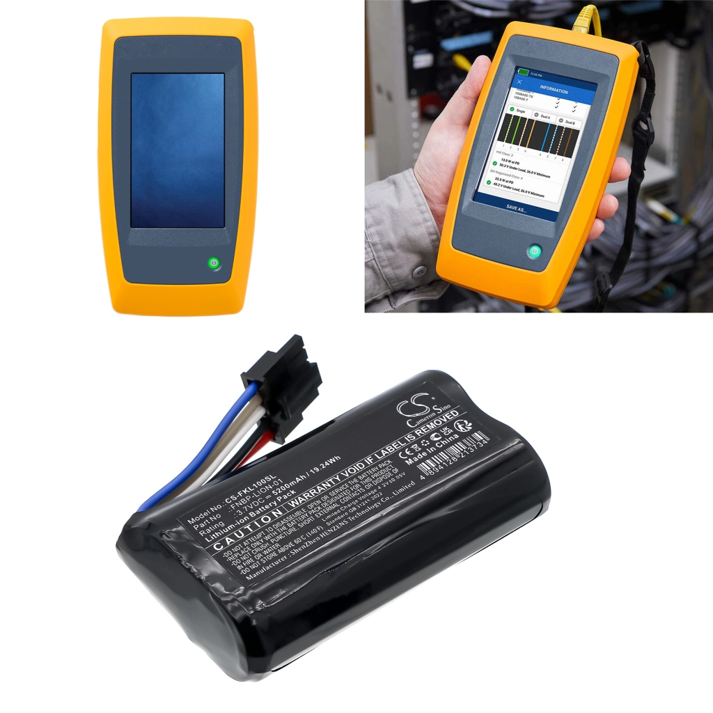Fluke Networks LIQ100IE LinkIQ Industrial Ethernet Cable   Network Tester