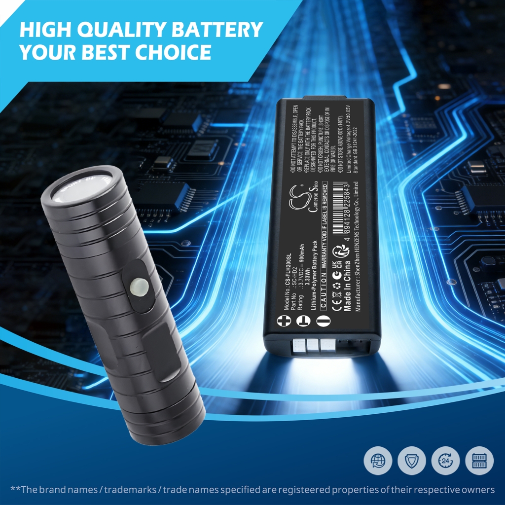 Bateria kompatybilny z Firefighter CS-FLH200SL