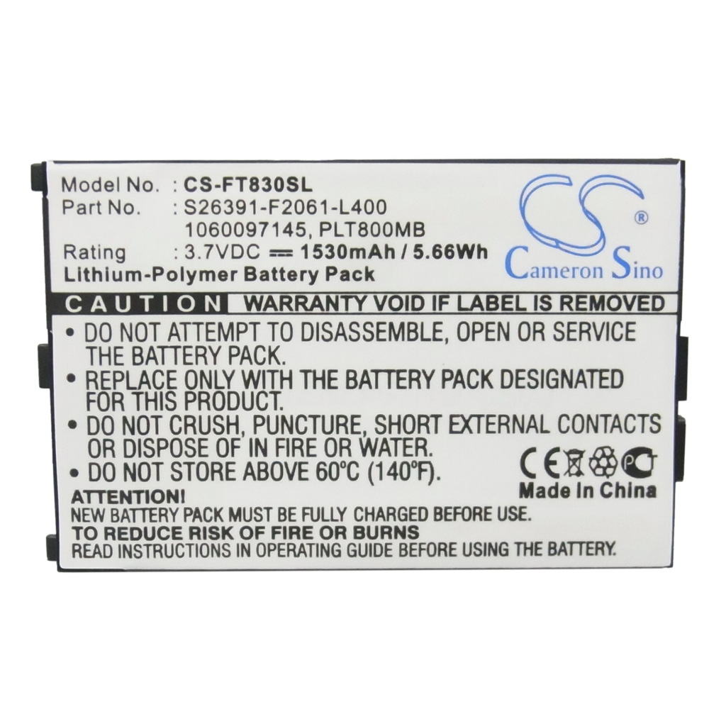 Baterie do telefonów komórkowych Fujitsu Loox T830