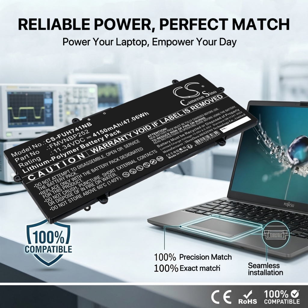 Baterie kompatybilny z Fujitsu LifeBook U7411/G U7511/G CS-FUH741NB