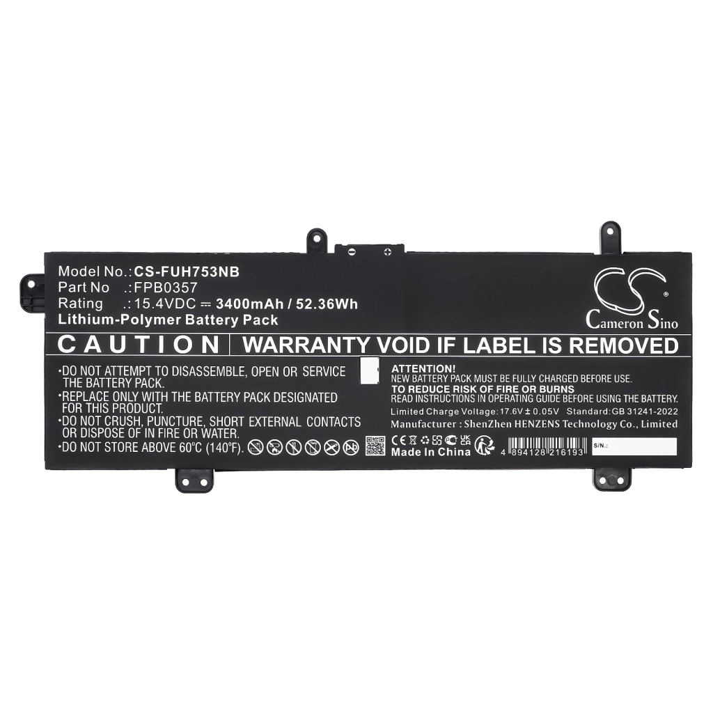 Battery Replaces FPB0356