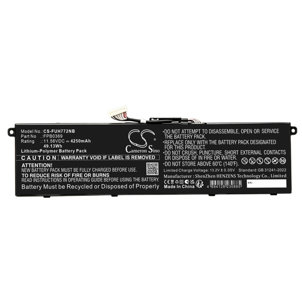 Bateria kompatybilny z Fujitsu CS-FUH772NB