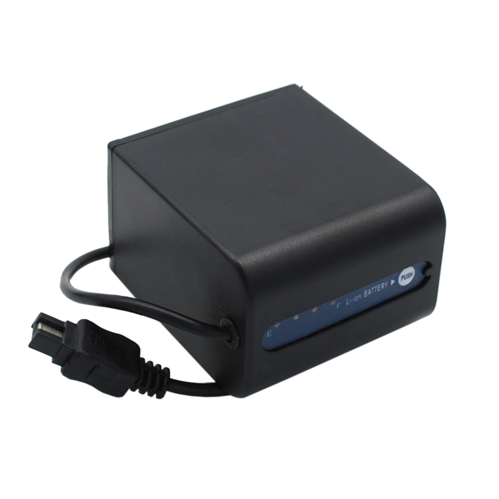 Cameron Sino CS-FV100T widok pakietu baterii: 7,4V 1950mAh Li-ion Sony NP-FV100, przewód spiralny ze złączem Sony