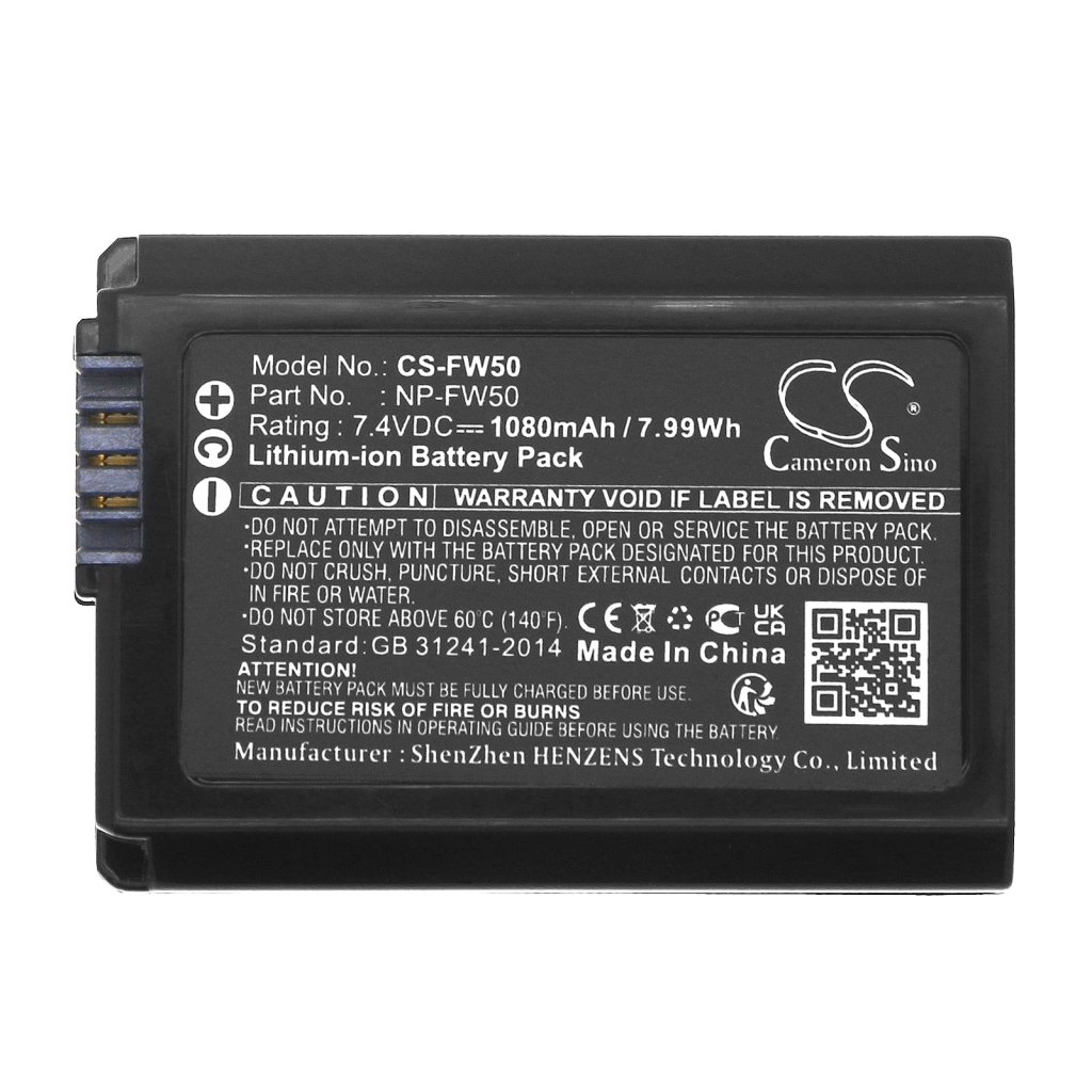 Battery Replaces NP-FW50
