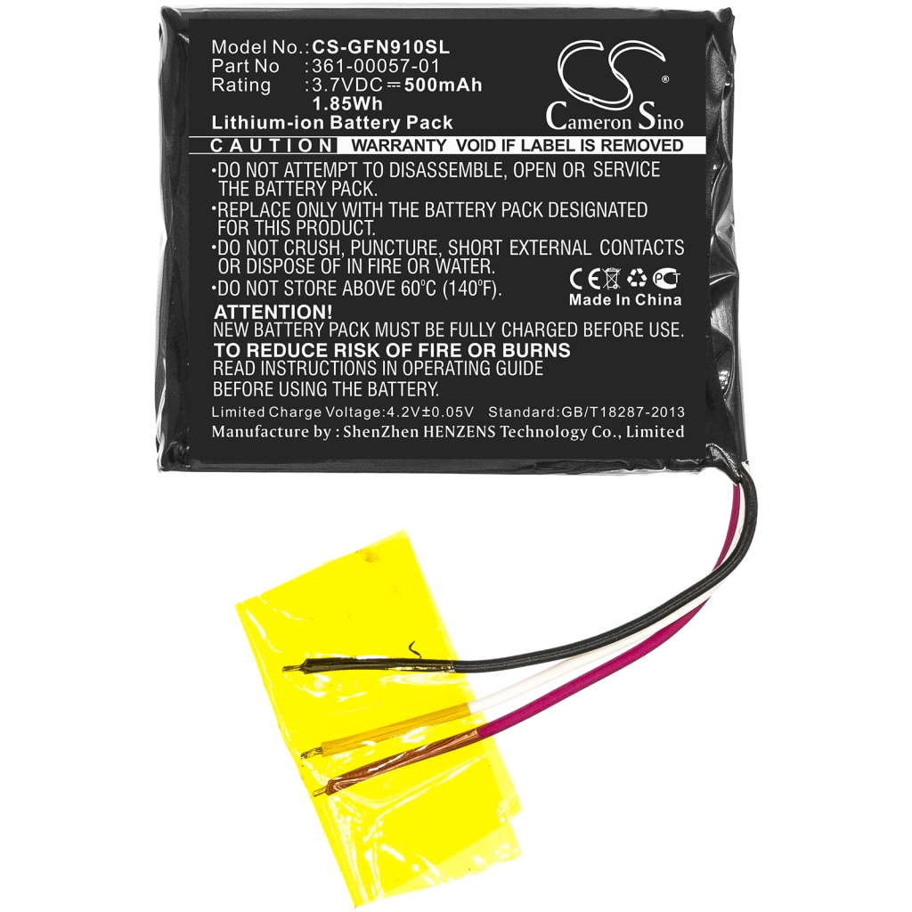 Baterie do nawigacji (GPS) Garmin CS-GFN910SL
