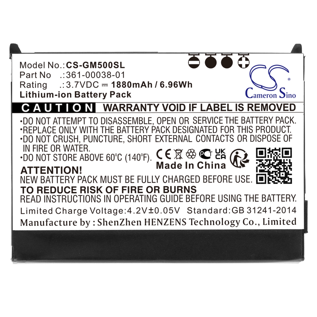 Baterie do nawigacji (GPS) Garmin CS-GM500SL