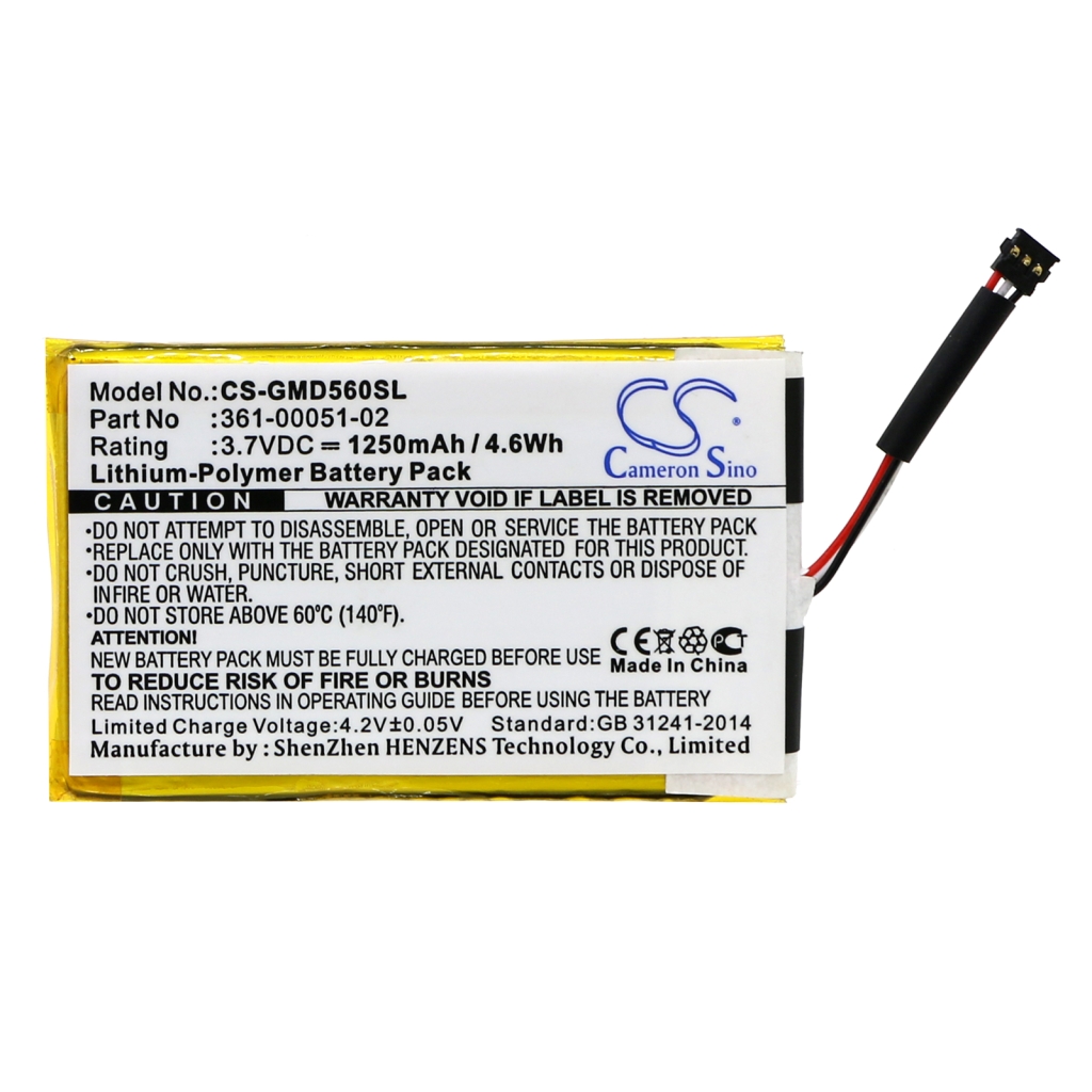 Baterie do nawigacji (GPS) Garmin CS-GMD560SL