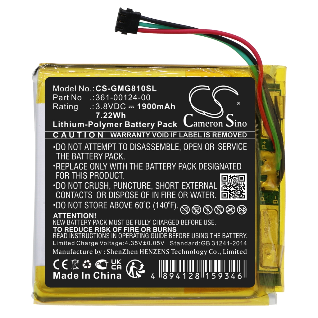 Baterie do nawigacji (GPS) Garmin CS-GMG810SL