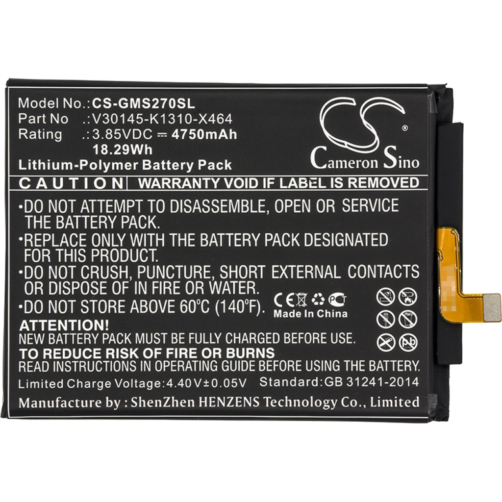 Baterie do telefonów komórkowych Gigaset CS-GMS270SL
