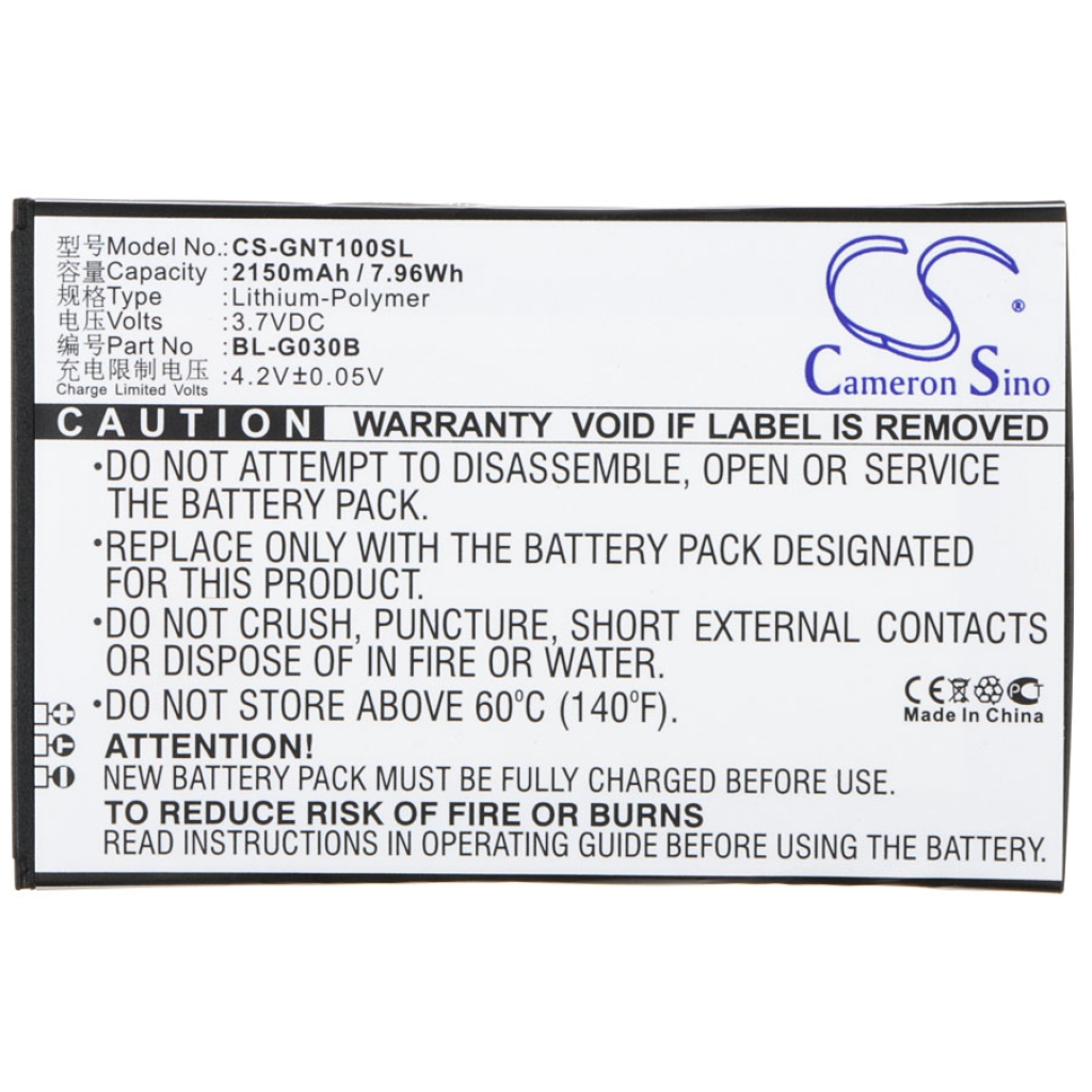 Bateria kompatybilny z GIONEE CS-GNT100SL