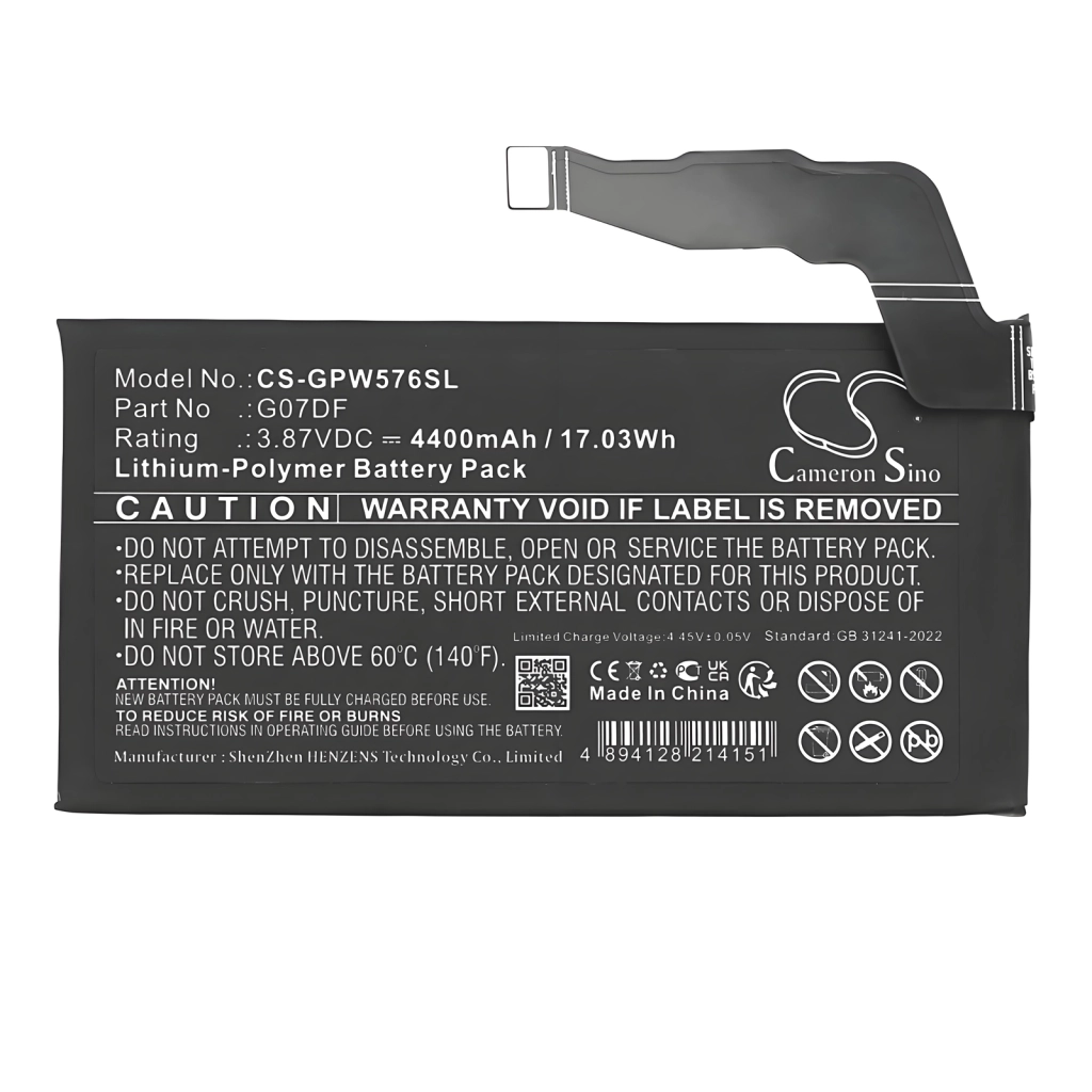 Battery Replaces G07DF