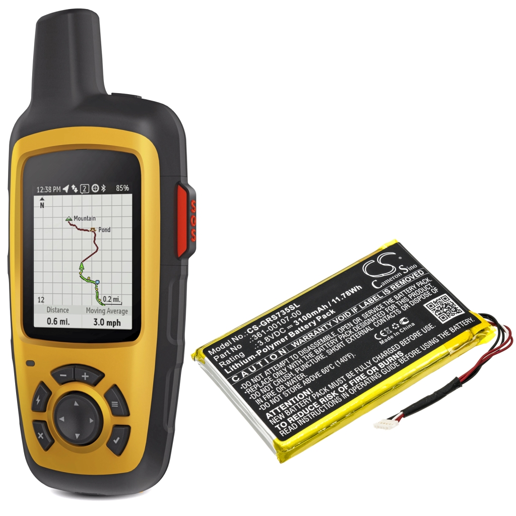 Baterie do nawigacji (GPS) Garmin CS-GRS735SL