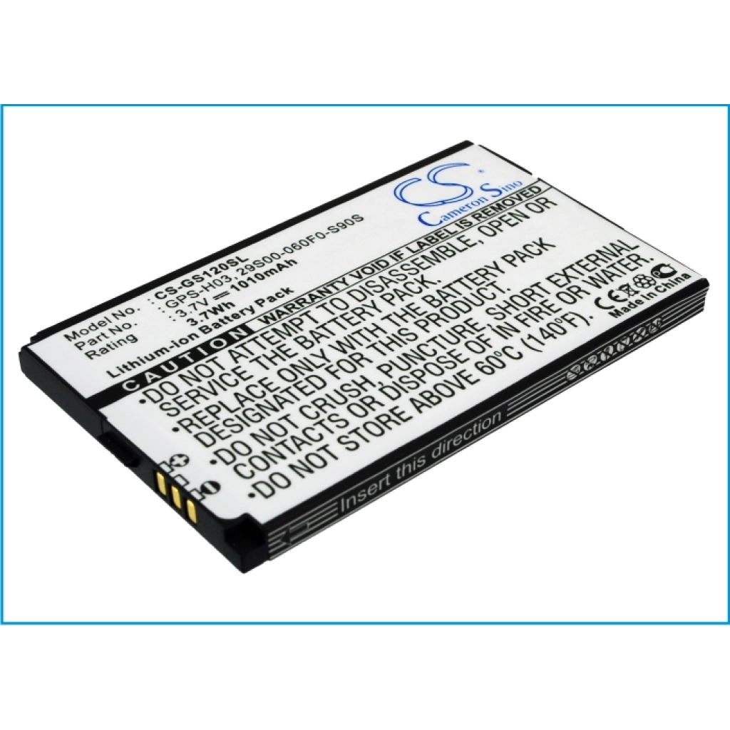 Baterie do telefonów komórkowych GSmart CS-GS120SL