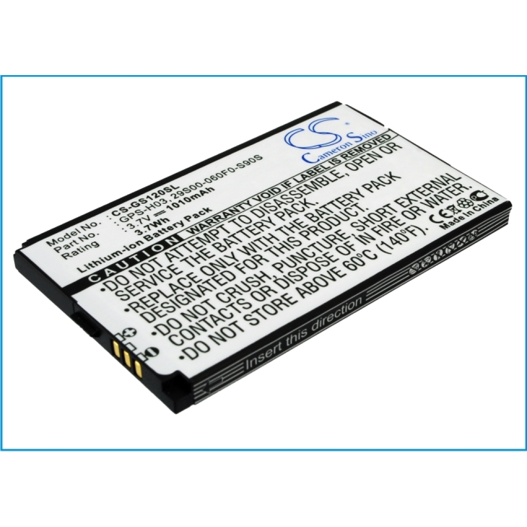 Baterie do telefonów komórkowych GSmart S1208