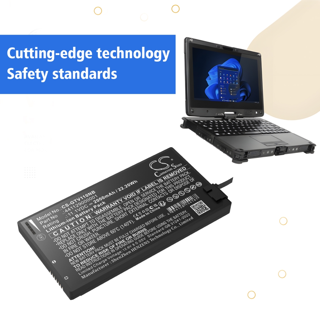 Bateria kompatybilny z Getac CS-GTV110NB