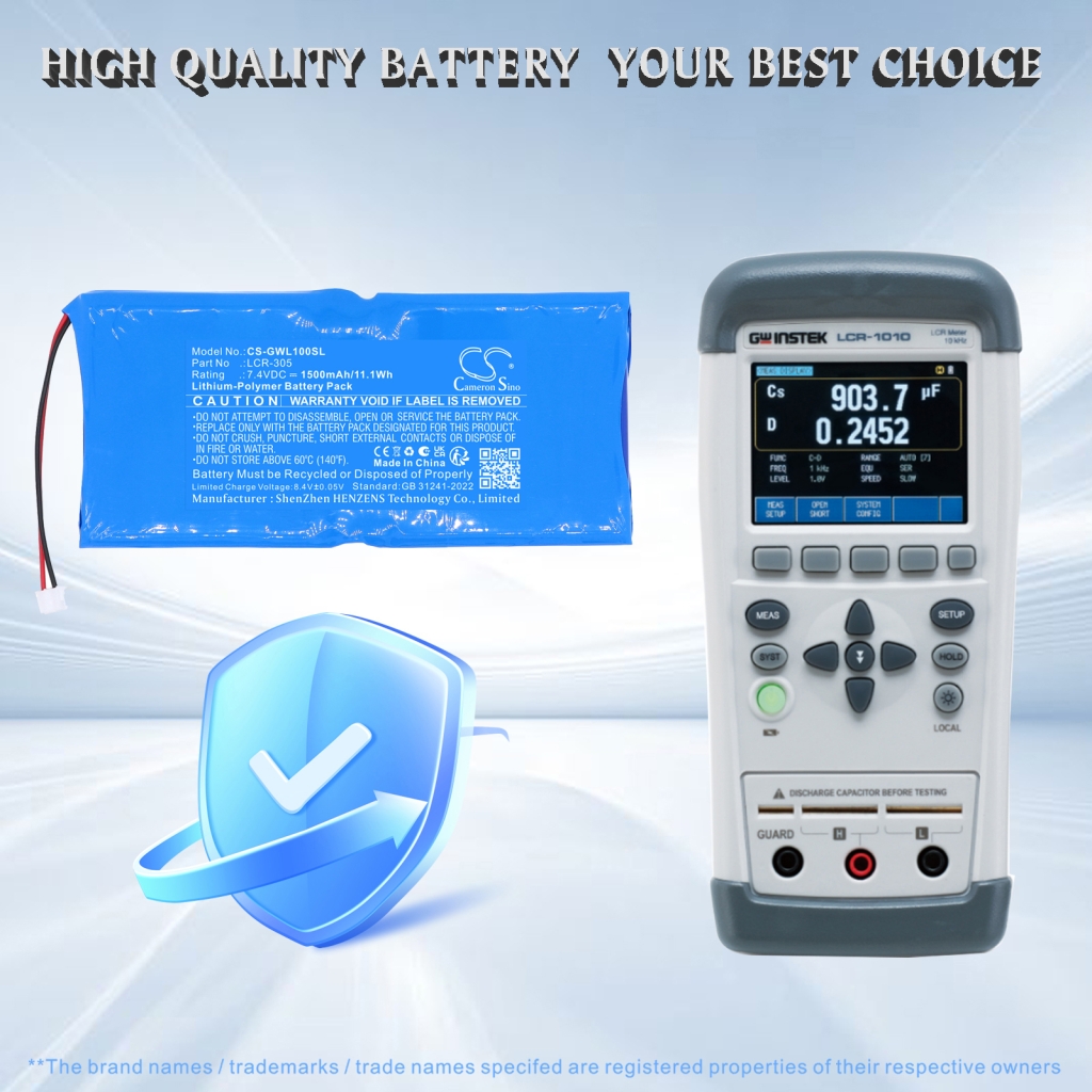 Bateria kompatybilny z Gw instek CS-GWL100SL