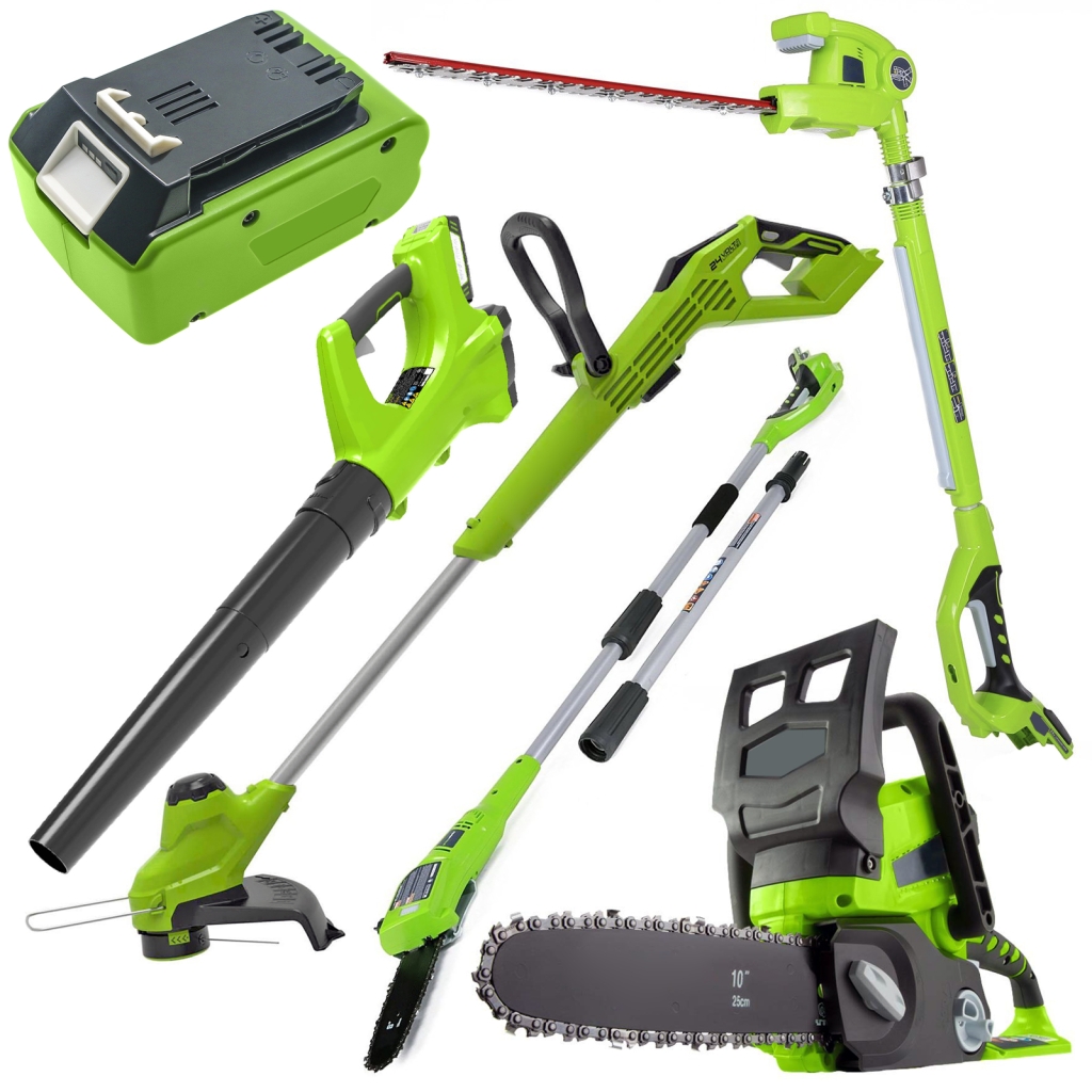 Baterie przemysłowe Greenworks G24 Sweeper