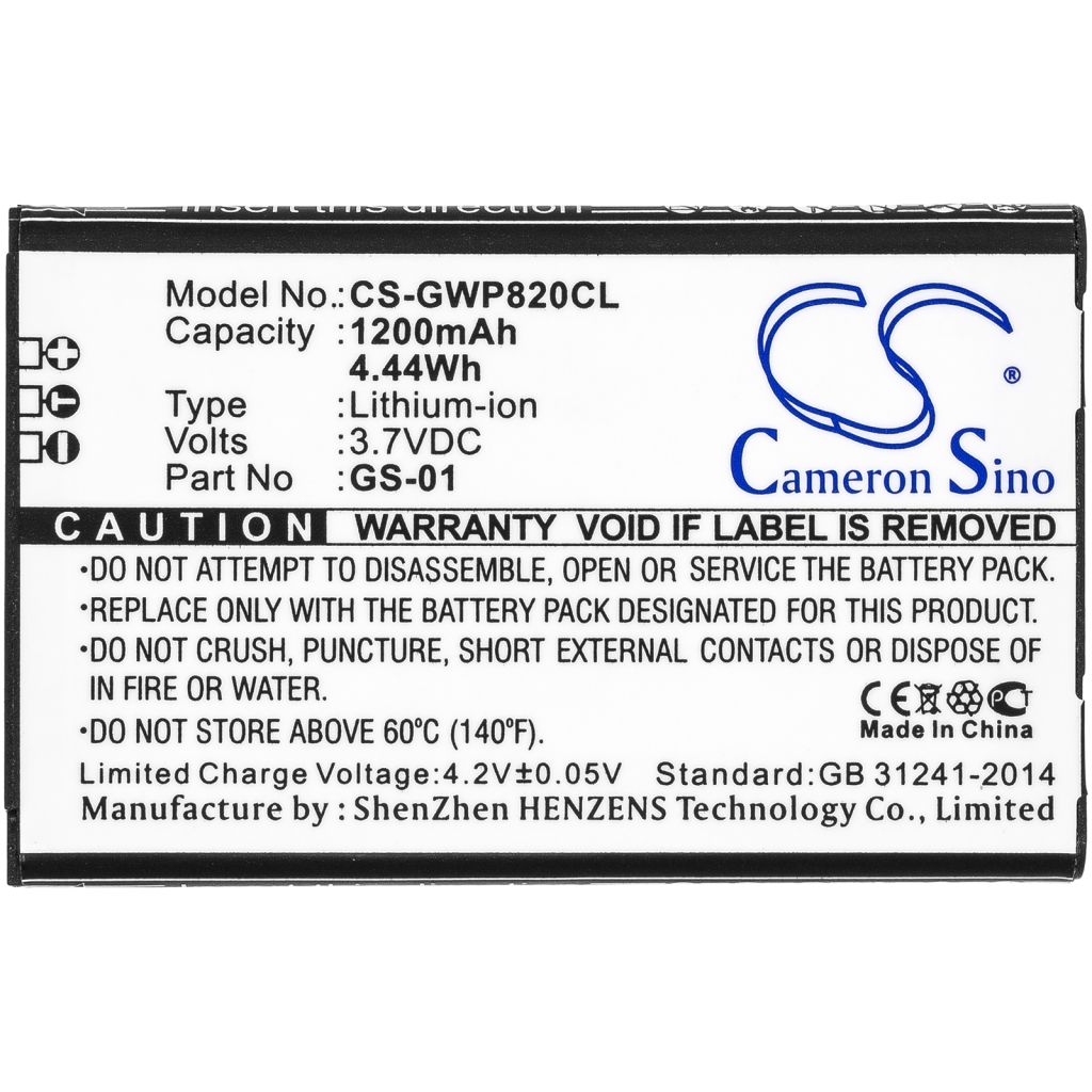Baterie do telefonów bezprzewodowych Grandstream CS-GWP820CL