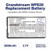 Bateria kompatybilny z Grandstream CS-GWP826CL