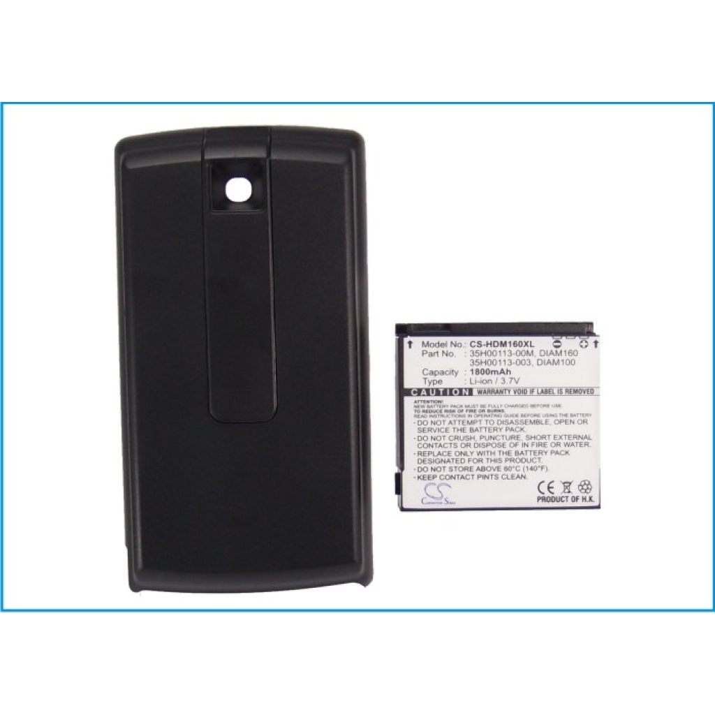 Bateria kompatybilny z HTC SoftBank T-Mobile CS-HDM160XL
