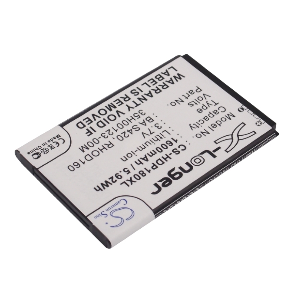 Bateria kompatybilny z Verizon HTC AT&T Sprint T-Mobile CS-HDP180XL