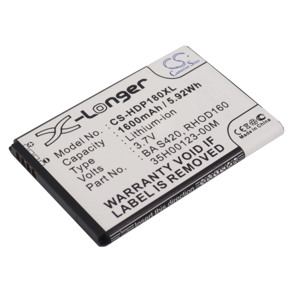 Bateria kompatybilny z Verizon HTC AT&T Sprint T-Mobile CS-HDP180XL