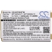 Battery Replaces BTY6000Li11