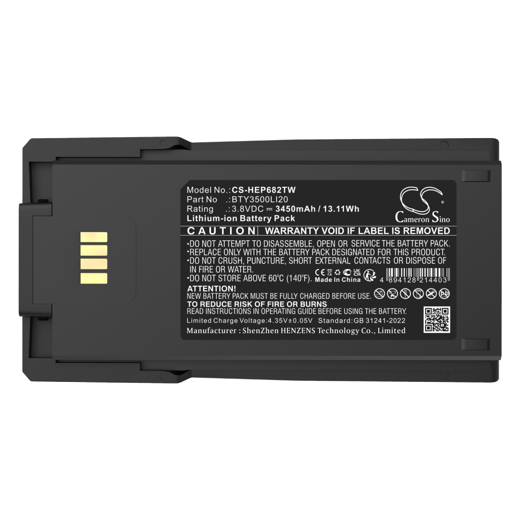 Battery Replaces BTY3500LI20
