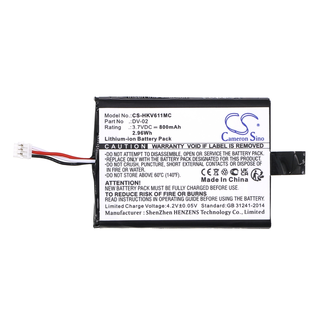 Baterie do zabezpieczeń domowych Hikvision CS-HKV611MC