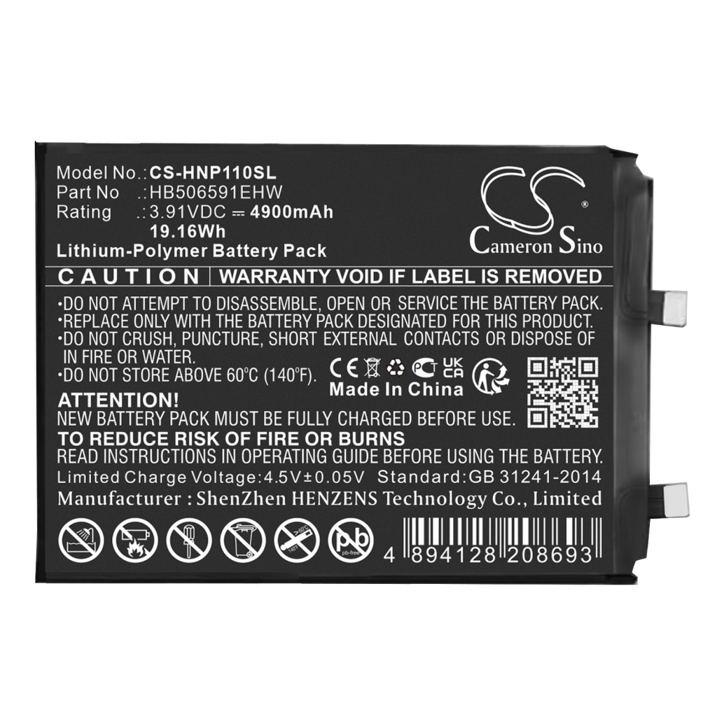 Baterie do telefonów komórkowych Honor CS-HNP110SL