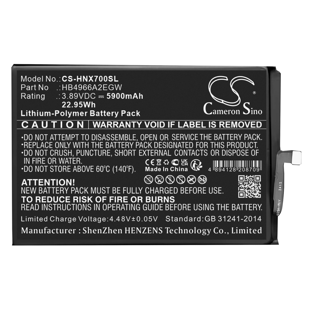 Baterie do telefonów komórkowych Honor CS-HNX700SL