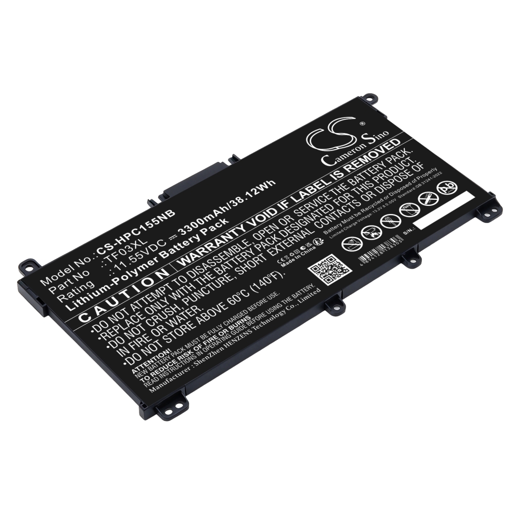 Batteries compatible with HP Pavilion 14-BF 14-BF000NO 14-BF001TX CS-HPC155NB
