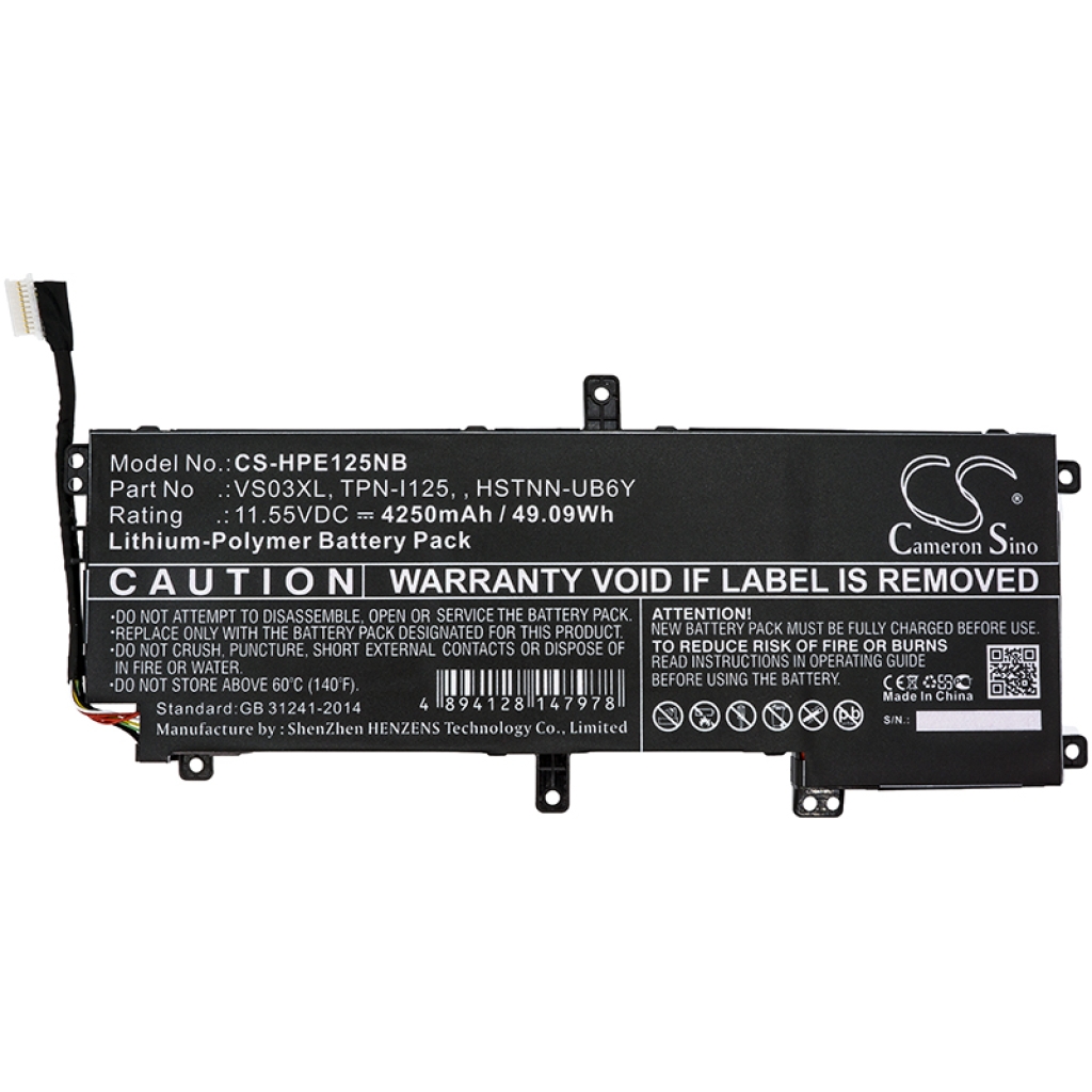 Bateria do notebooków HP CS-HPE125NB