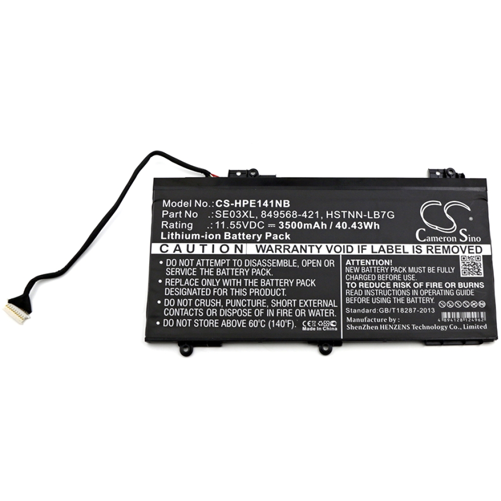 Bateria do notebooków HP CS-HPE141NB