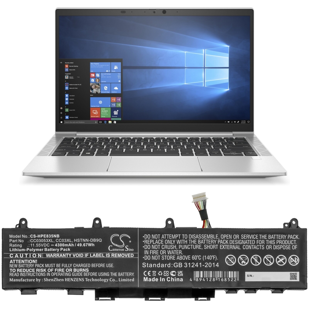 Bateria kompatybilny z HP CS-HPE835NB