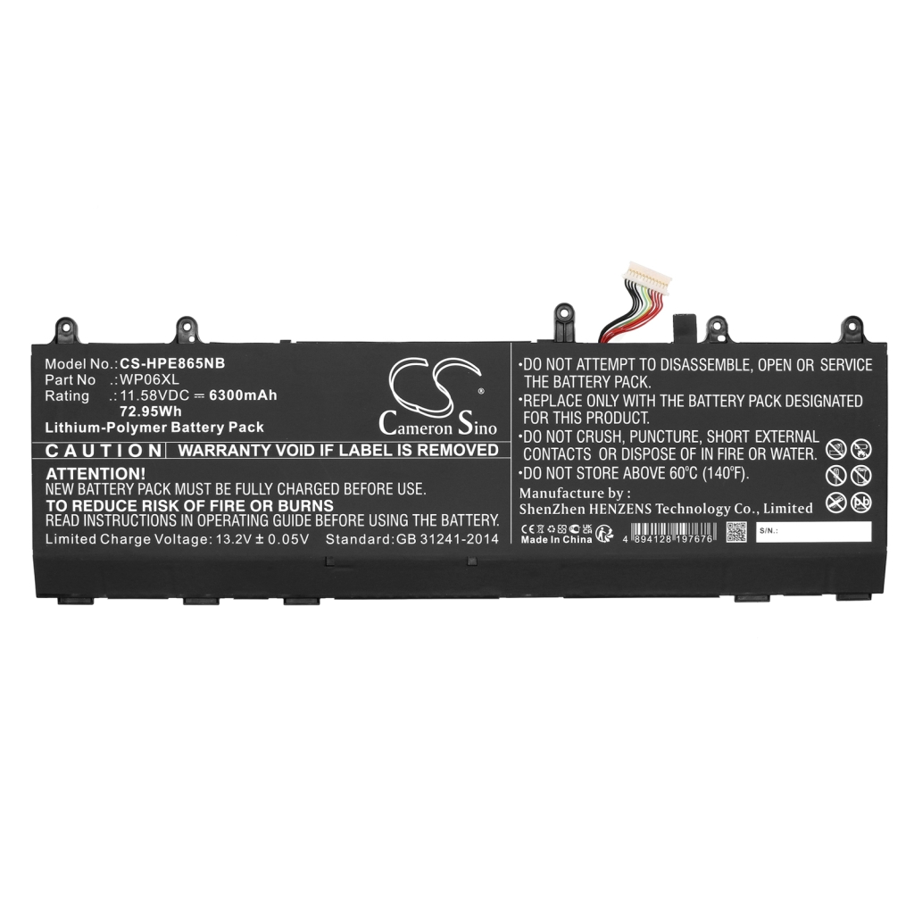 Bateria do notebooków HP CS-HPE865NB