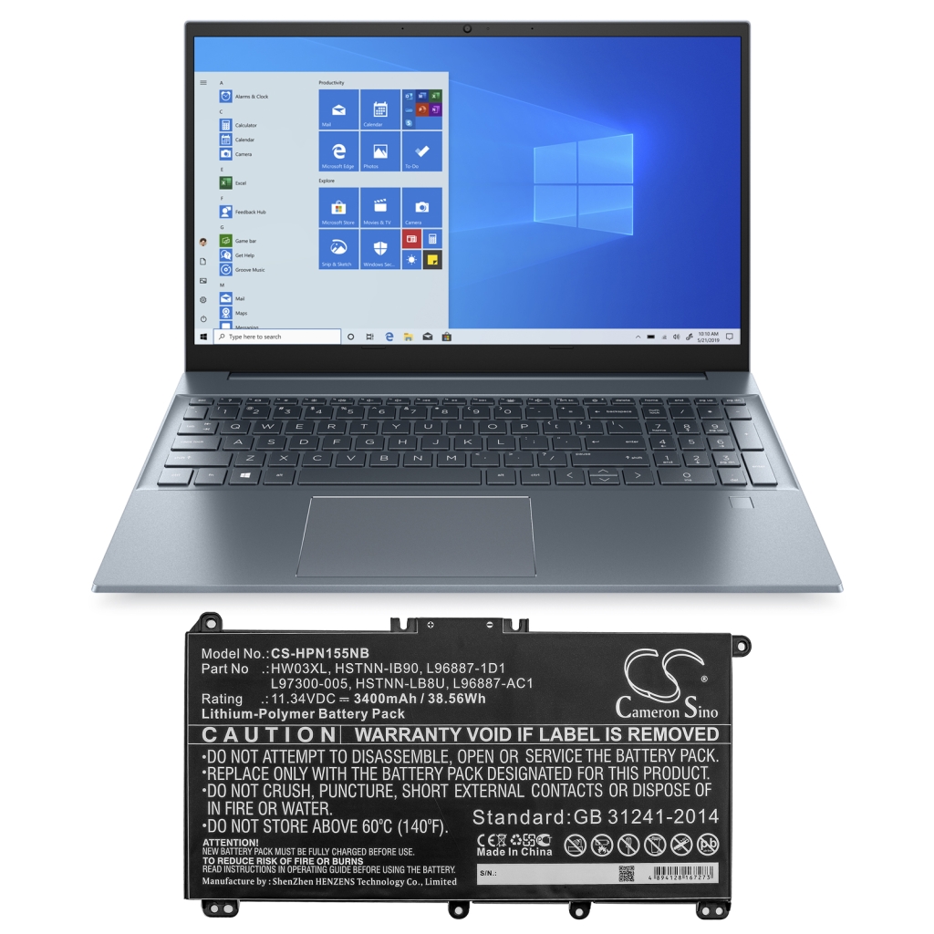 Bateria do notebooków HP CS-HPN155NB
