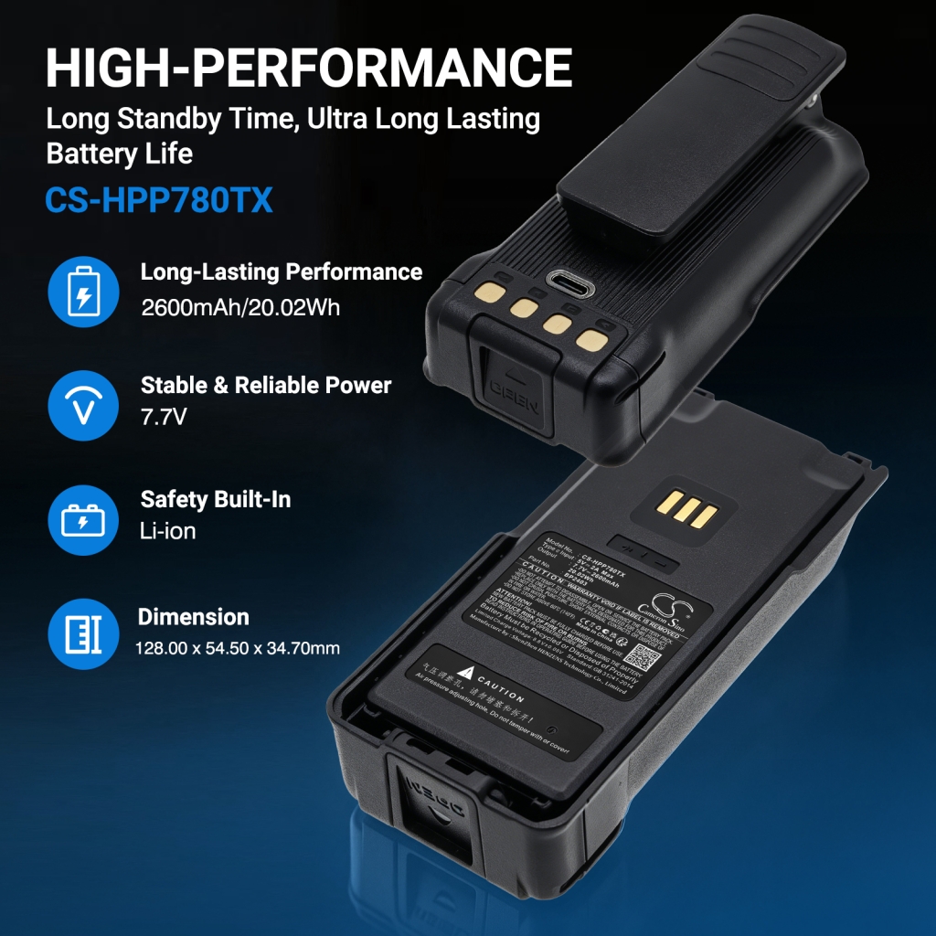 Bateria kompatybilny z Hytera CS-HPP780TX