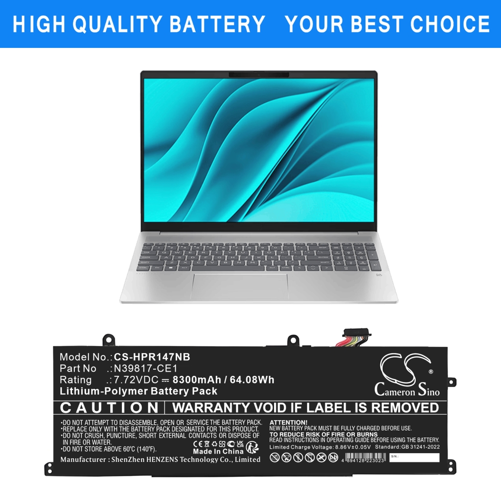 Battery Replaces WE04XL