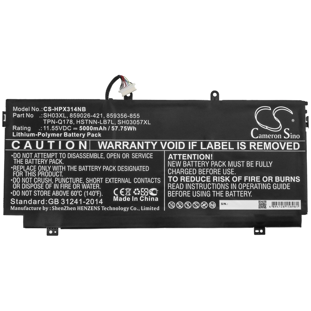 Notebook battery HP Spectre X360 13-AC002NE