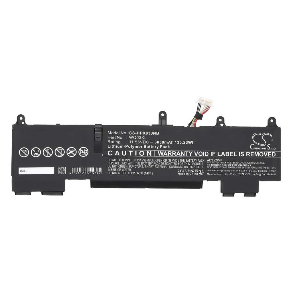 Battery Replaces WQ03038XL