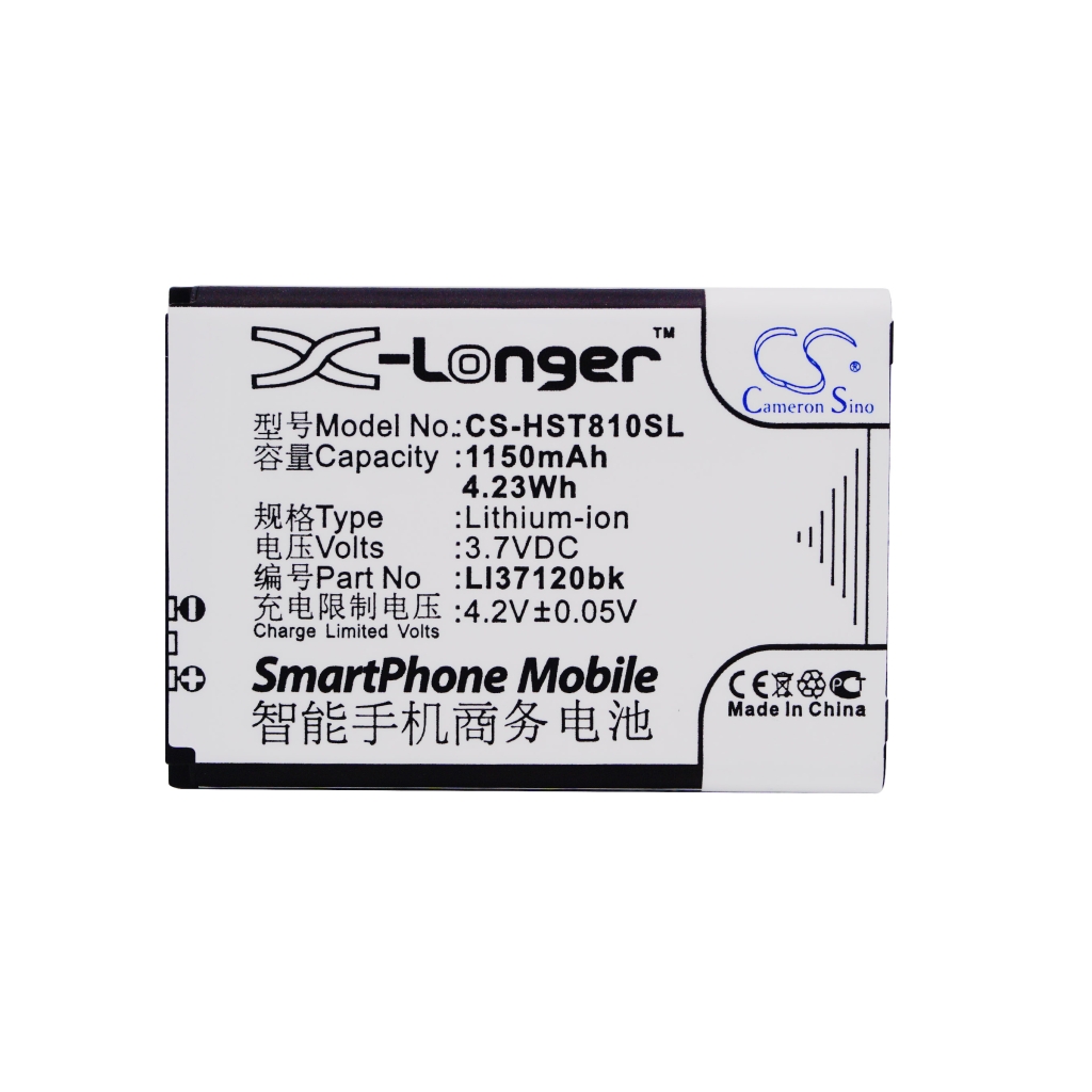 Cameron Sino X-Longer widok z przodu: 1150mAh 3,7V 4,23Wh