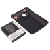 Cameron Sino CS-HT6325XL rozszerzona bateria Li-ion z zamienną tylną pokrywą do HTC: 3,7V 2400mAh